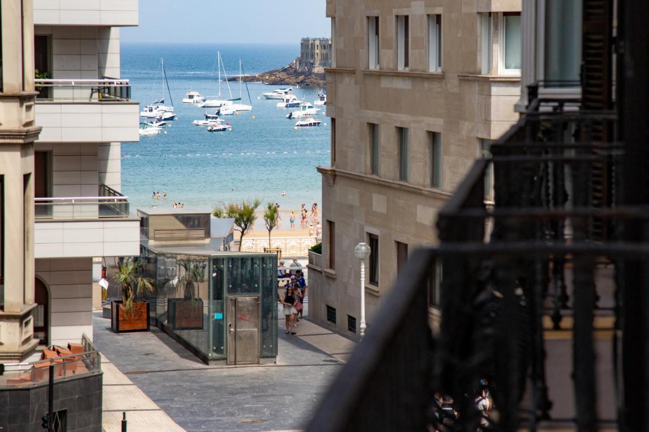 La Concha Cozy Balcony Apartment By Cisan Rentals San Sebastian Luaran gambar